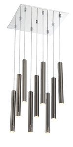 Forest 9 Light Chandelier in Chrome (917MP12-PBL-LED-9SCH)