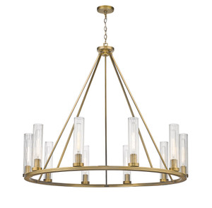 Beau 10 Light Chandelier in Rubbed Brass (3031-10RB) Beau 10 Light Chandelier in Rubbed Brass (3031-10RB)