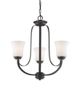 Halliwell  3 Light Chandelier in Bronze (7000-3BRZ)