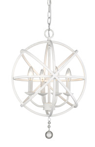 Tull 4 Light Chandelier in Matte White (458-16MW)