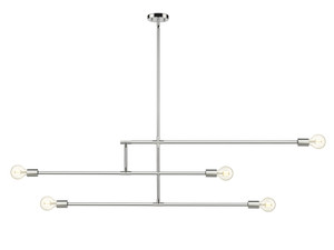 Modernist 5 Light Chandelier in Chrome (731-5CH)