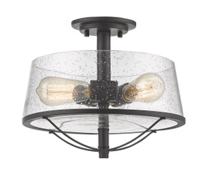Mariner 3 Light Semi Flush Mount in Bronze (444SF-BRZ)