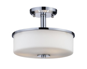 Ibis 3 Light Semi Flush In Chrome (163SF)