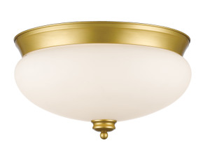 Amon 3 Light Flush Mount in Satin Gold (721F3-SG) Amon 3 Light Flush Mount in Satin Gold (721F3-SG)
