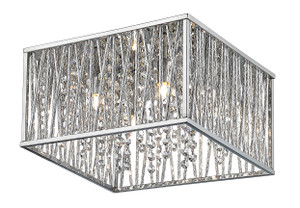 Terra 4 Light Flush Mount in Chrome (872CH-F12) Terra 4 Light Flush Mount in Chrome (872CH-F12)