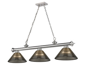 Cordon 3 Light Billiard in Brushed Nickel (2306-3BN-ARS)