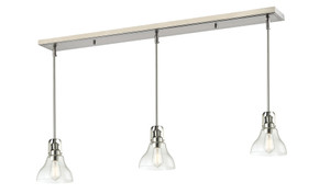 Forge 3 Light island In Brushed Nickel (320-8MP-3BN)