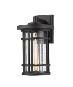Jordan 1 Light Outdoor Wall Light in Black (570B-BK)