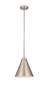 Eaton 1 Light Pendant in Brushed Nickel (6011P12-BN) Eaton 1 Light Pendant in Brushed Nickel (6011P12-BN)