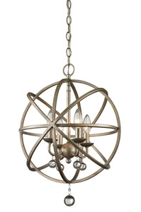 Acadia 4 Light Pendant in Antique Silver (415-16) Acadia 4 Light Pendant in Antique Silver (415-16)