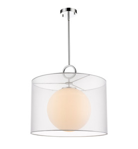 Arosia 1 Light Pendant in Chrome (194-20W-C)