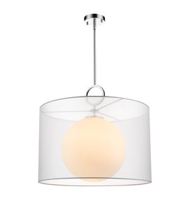 Arosia 1 Light Pendant in Chrome (194-24W-C)