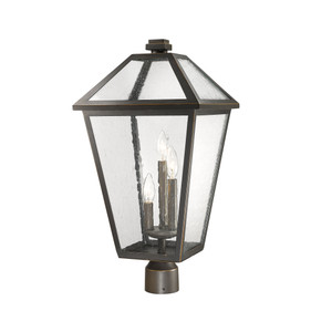 Talbot 3 Light Outdoor Post Mount Fixture in Oil Rubbed Bronze (579PHXLR-ORB) Talbot 3 Light Outdoor Post Mount Fixture in Oil Rubbed Bronze (579PHXLR-ORB)
