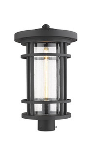 Jordan 1 Light Outdoor Post Mount Fixture in Black (570PHXL-BK)