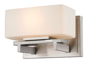 Kaleb 1 Light Wall Sconce in Brushed Nickel (3029-1S-BN-LED)