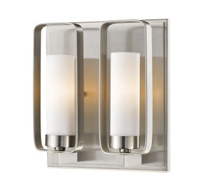 Aideen 1 Light Wall Sconce in Brushed Nickel (6000-2S-BN)