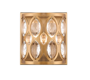 Dealey 2 Light Wall Sconce in Heirloom Brass (6010-2S-HB)