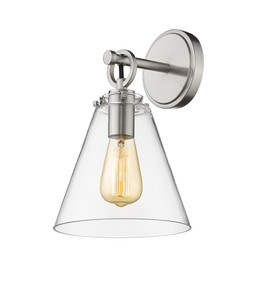 Harper 1 Light Wall Sconce in Brushed Nickel (806-1S-BN) Harper 1 Light Wall Sconce in Brushed Nickel (806-1S-BN)