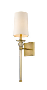 Mia 1 Light Wall Sconce in Rubbed Brass (805-1S-RB) Mia 1 Light Wall Sconce in Rubbed Brass (805-1S-RB)