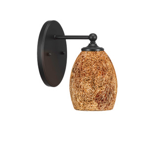Capri 1 Light Wall Sconce In Matte Black (5911-MB-4175) Capri 1 Light Wall Sconce In Matte Black (5911-MB-4175)