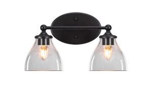 Capri 2 Light Vanity In Matte Black (5912-MB-4760)