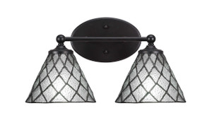 Capri 2 Light Vanity In Matte Black (5912-MB-9185)