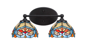 Capri 2 Light Vanity In Matte Black (5912-MB-9425)