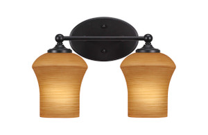 Capri 2 Light Vanity In Matte Black (5912-MB-680)