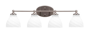Capri 4 Light Vanity In Brushed Nickel (5914-BN-4761)