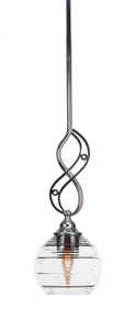 Jazz 1 Light Mini Pendant In Chrome (232-CH-5110)