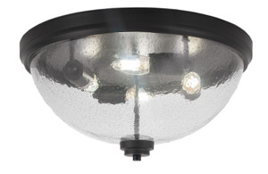4 Light Flush Mount In Matte Black (828-MB-2) 4 Light Flush Mount In Matte Black (828-MB-2)
