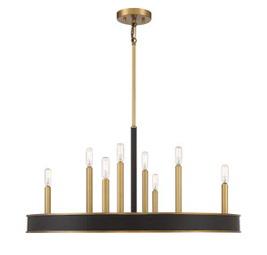 Chaucer 8-Light Chandelier in Warm Brass (1-1716-8-322) Chaucer 8-Light Chandelier in Warm Brass (1-1716-8-322)