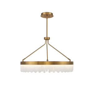 Landon LED Pendant in Warm Brass (7-1621-53-322)