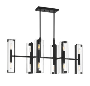 Winfield 12-Light Linear Chandelier in Matte Black (1-9773-12-89) Winfield 12-Light Linear Chandelier in Matte Black (1-9773-12-89)
