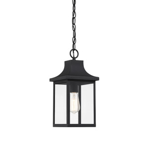 1-Light Outdoor Hanging Lantern in Black (M50052BK)