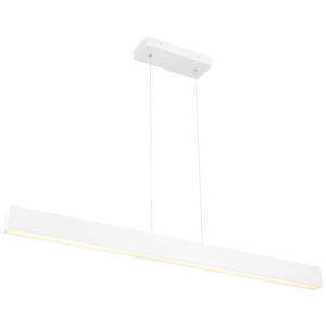 Form Matte White Dual Voltage LED Linear Pendant (24900LEDD-MWH/ACR) Form Matte White Dual Voltage LED Linear Pendant (24900LEDD-MWH/ACR)