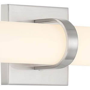 Escape Brushed Steel LED Vanity (62520LEDD-BS/OPL)