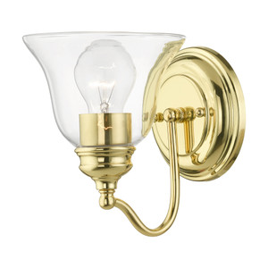 Moreland 1 Light Vanity In Polished Brass (16931-02) Moreland 1 Light Vanity In Polished Brass (16931-02)