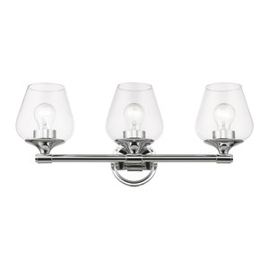 Willow 3 Light Vanity In Polished Chrome (17473-05)
