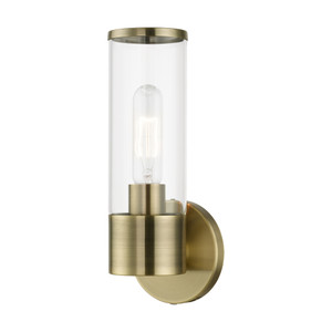 Banca 1 Light Sconce In Antique Brass (17281-01)