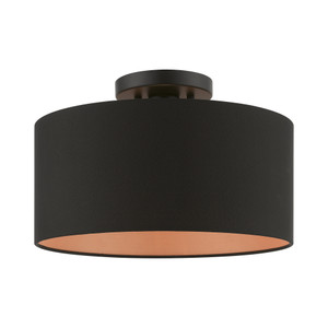 Sentosa 1 Light Semi-Flush In Black (45613-04) Sentosa 1 Light Semi-Flush In Black (45613-04)