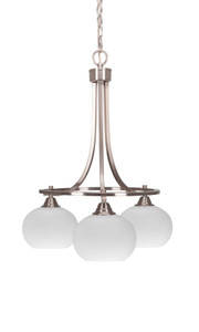 Paramount 3 Light Chandelier In Brushed Nickel (3413-BN-212)