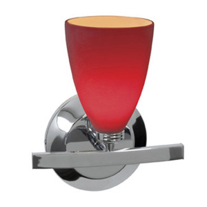 Sydney Chrome 1 Light Sconce (63811-19-CH/RED)