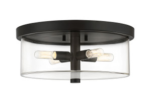 Hailie 4 Light Flushmount in Flat Black (55684-FB)