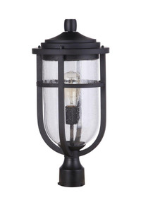 Voyage 1 Light Outdoor Post Lantern in Midnight (ZA4725-MN)