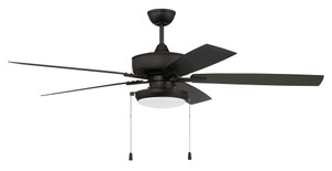 Super Pro 119 1 Light 60" Outdoor Ceiling Fan In Flat Black (OS119FB5)