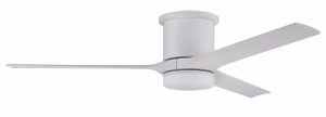 Burke 1 Light 60" Outdoor Ceiling Fan In White (BRK60W3)