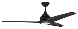 Limerick 1 Light 60" Outdoor Ceiling Fan In Aged Galvanized (LIM60AGV3)