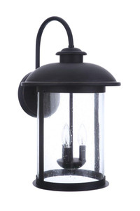 O'Fallon 3 Light Extra Large Outdoor Wall Lantern in Dark Bronze Gilded (ZA3234-DBG)