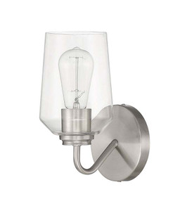 Shayna 1 Light Wall Sconce in Brushed Polished Nickel (56101-BNK) Shayna 1 Light Wall Sconce in Brushed Polished Nickel (56101-BNK)